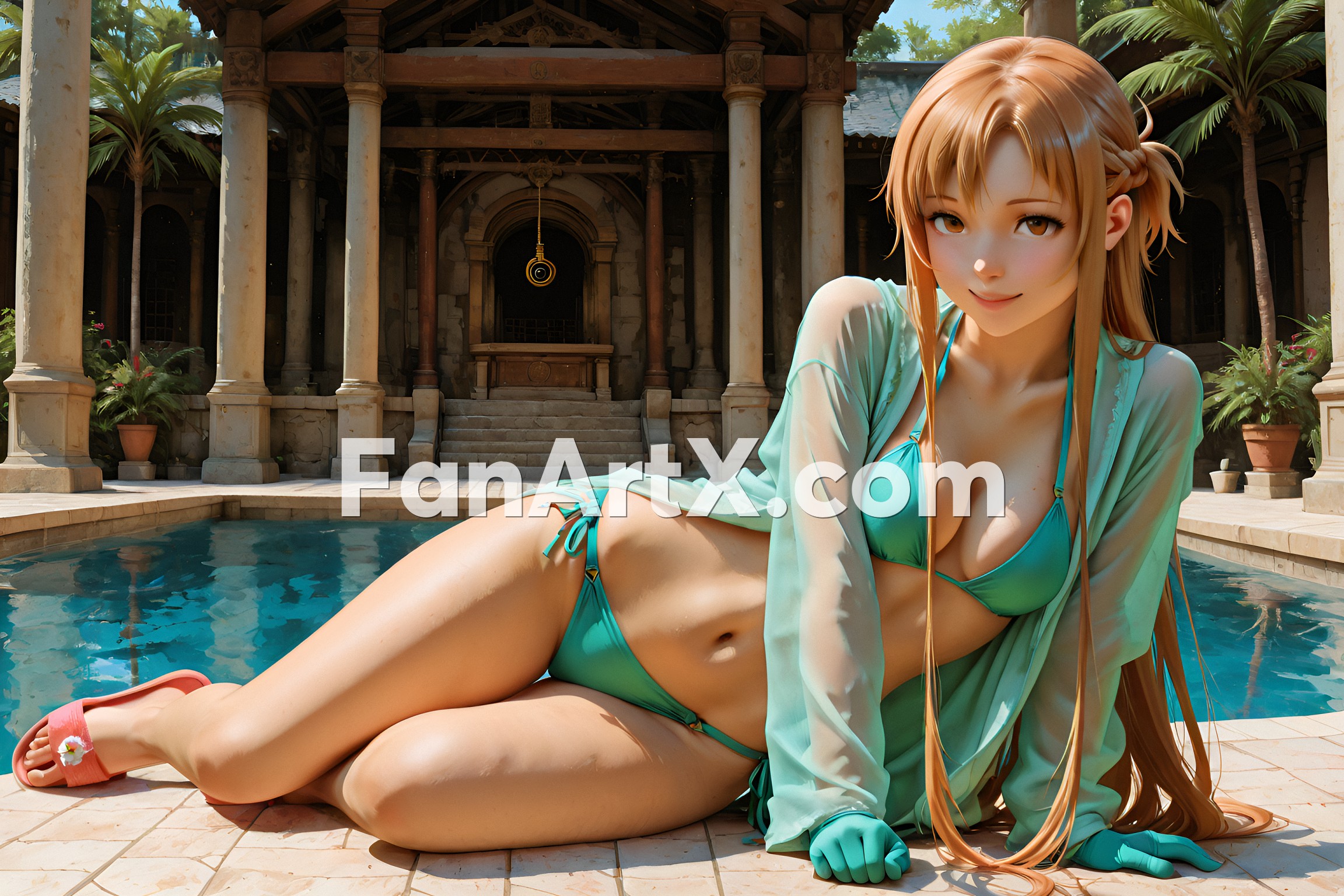 Sao Asuna Yuuki Fanart - Sword Art Online character 7731854